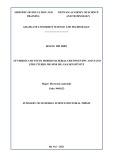 Summary of material science doctoral thesis: Synthesis and study of the hybrid materials between polypyrrole and nanostructured NiO for NH3 gas sensitivity