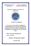 Abstract of Doctoral Thesis: Evaluate the (Cu, Pb) content in sediments under the impact of salinity and pH in the Saigon-Dong Nai estuaries and the effects on embryos and oyster larvae Crassostrea gigas