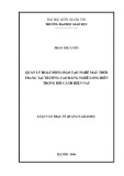 Luận văn Thạc sĩ Quản lý giáo dục: Quản lý hoạt động đào tạo nghề May thời trang tại trường Cao đẳng nghề Long Biên trong bối cảnh hiện nay