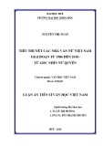 Luận án Tiến sĩ Văn học Việt Nam: Tiểu thuyết các nhà văn nữ Việt Nam giai đoạn từ năm 1986 đến 2010 - Từ góc nhìn nữ quyền