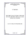 Luận văn Thạc sĩ Sư phạm Hóa học: Phát triển năng lực tự học của học sinh trung học phổ thông thông qua dạy học chương Nitơ- photpho