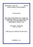 Tóm tắt Luận án Tiến sĩ Y tế công cộng: Thực trạng viêm mũi dị ứng và hiệu quả can thiệp điều trị Fluticasone ở hoc sinh trung học cơ sở thành phố Vinh tỉnh Nghệ An năm 2014- 2016