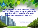 Báo cáo Luận văn tốt nghiệp: Thực trạng quản lý sử dụng trang thiết bị tại Khoa chẩn đoán hình ảnh và Xét nghiệm hóa sinh bệnh viện Nhi Đồng 1 năm 2017