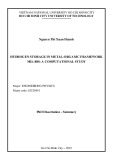 Summary of PhD Dissertation: Hydrogen storage in metal organic framework mil 88S: A computational study