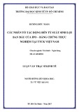 Luận văn Thạc sĩ Kinh tế: Các nhân tố tác động đến tỷ suất sinh lợi ban đầu của IPO – Bằng chứng thực nghiệm tại thị trường chứng khoán Việt Nam