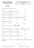 Đề thi thử tốt nghiệp THPT năm 2021 môn Toán có đáp án - Trường THPT Nguyễn Chí Thanh