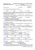 Đề thi thử tốt nghiệp THPT năm 2021 môn Vật lý lần 2 có đáp án - Trường THPT Lý Thái Tổ, Bắc Ninh