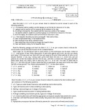 Đề thi thử tốt nghiệp THPT năm 2021 môn Tiếng Anh lần 1 - Trường THPT Lý Thái Tổ, Bắc Ninh