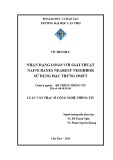 Tóm tắt luận văn Thạc sĩ Công nghệ thông tin: Nhận dạng logo với giải thuật Naive Bayes Nearest Neighbor sử dụng đặc trưng DSIFT