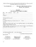 Mẫu Biên bản lấy lời khai của người làm chứng (Mẫu số: 03-DS)