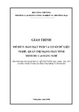 Giáo trình Bảo mạng web và cơ sở dữ liệu (Nghề: Quản trị mạng máy tính) - CĐ Công nghiệp và Thương mại