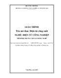 Giáo trình Điện tử công suất (Nghề: Điện tử công nghiệp) - CĐ Công nghiệp và Thương mại