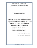 Luận văn Thạc sĩ Kinh tế: Mối quan hệ phi tuyến giữa cơ hội tăng trưởng và nợ của các công ty trên thị trường chứng khoán Việt Nam