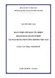 Luận văn Thạc sĩ Kinh tế: Hoàn thiện Xếp hạng tín nhiệm khách hàng doanh nghiệp tại ngân hàng TMCP Công Thương Việt Nam