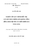 Tóm tắt Luận án Tiến sĩ Y học: Nghiên cứu quy trình điều trị gãy kín thân xương đùi không vững bằng đinh nội tủy có chốt dưới màn tăng sáng