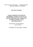 Summary of doctoral thesis: Characteristics of immune disorders and results of pulse methylprednisolone therapy in severe systemic lupus erythematosus