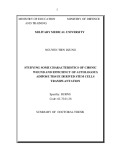 Summary of doctoral thesis: Studying some characteristics of chonic wound and efficiency of autologous adipose tissue derived stem cells transplantation