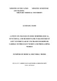 Synopsis of medical doctoral thesis: A study on changes in some morphological, functional and hemodynamic parameters of left ventricular by unltrasound doppler cardiac on pregnant women and preelampsia women