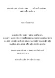 Tóm tắt Luận án Tiến sĩ Y học: Nghiên cứu thực trạng nhiễm HIV, hành vi nguy cơ lây nhiễm trong nhóm nghiện chích ma túy và hiệu quả mô hình can thiệp toàn diện tại ba tỉnh: Hòa Bình, Bắc Kạn, Tuyên Quang