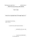 Luận văn Thạc sĩ Kỹ thuật Xây dựng: Ứng xử của tiết diện dầm bê tông cốt thép chịu lửa