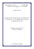 Tóm tắt Luận văn Thạc sĩ Kỹ thuật Xây dựng: Nghiên cứu ảnh hưởng của chuyển vị lún không đều giữa các đài cọc đến sự làm việc của hệ khung nhà nhiều tầng