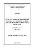 Summary of Medical Doc toral thesis: The study in application of laparoscopic comon bile duct exploration combined with cholangioscopy for treatment of biliary stone