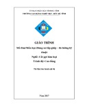 Giáo trình Dung sai lắp ghép - đo lường kỹ thuật (Nghề: Cắt gọt kim loại) - CĐ Nghề Việt Đức, Hà Tĩnh