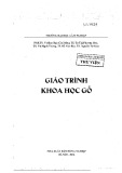 Giáo trình Khoa học gỗ: Phần 1 - ĐH Lâm Nghiệp