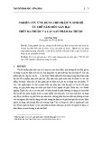 Nghiên cứu ứng dụng chế phẩm vi sinh để ức chế nấm mốc gây hại trên da thuộc và các sản phẩm da thuộc