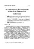 Các xu hướng biến đổi đời sống văn hóa tinh thần của sinh viên cao đẳng, đại học Hà Nội