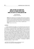 Khảo sát thời gian nghệ thuật gắn với các phương thức dự báo trong văn xuôi tự sự trung đại Việt Nam