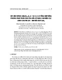 Vật liệu spinel LiNixMn2-xO4 với (x = 0; 0.1; 0.2) tổng hợp bằng phương pháp phả phương pháp phản ứng rắn sử dụng làm điện cực catot cho pin liti – ion với Anot SnO2