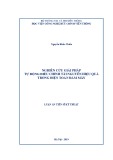 Luận án Tiến sĩ Kỹ thuật: Nghiên cứu giải pháp tự động điều chỉnh tài nguyên hiệu quả trong điện toán đám mây