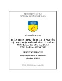 Luận văn Thạc sĩ Quản trị kinh doanh: Hoàn thiện công tác quản lý nguyên vật liệu nhập khẩu sản xuất hàng xuất khẩu tại Cục Hải quan tỉnh Bà Rịa - Vũng Tàu