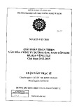 Luận văn Thạc sĩ Quản trị kinh doanh: Giải pháp hoàn thiện văn hóa Công ty đường ống Nam Côn Sơn Bà Rịa - Vũng Tài giai đoạn 2012-2015