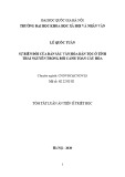 Tóm tắt Luận án Tiến sĩ Triết học: Sự biến đổi của bản sắc văn hóa dân tộc ở tỉnh Thái Nguyên trong bối cảnh toàn cầu hóa