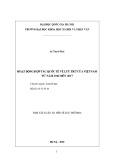 Tóm tắt Luận án Tiến sĩ Lưu trữ học: Hoạt động hợp tác quốc tế về lưu trữ của Việt Nam từ năm 1962 đến 2017