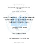 Luận văn Thạc sĩ Kinh tế: Nợ nước ngoài và tăng trưởng kinh tế - Trường hợp các quốc gia đang phát triển khu vực Đông Nam Á