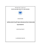 Luận văn Thạc sĩ Kinh tế: Những nhân tố quyết định việc định giá thấp trong ngắn hạn trong IPO