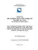 Báo cáo tóm tắt đề tài khoa học và công nghệ cấp ĐH: Hoàn thiện quy trình, công việc hoạt động hành chính Nhà nước theo tiêu chuẩn ISO 9000-2000 của Trường Đại học Kinh tế