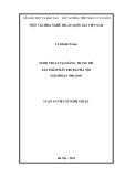 Luận án Tiến sĩ Nghệ thuật: Nghệ thuật tạo dáng, trang trí sản phẩm mây tre đan Hà Nội (giai đoạn 1986-2019)