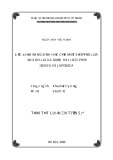 Tóm tắt Luận án Tiến sĩ Nông nghiệp: Nghiên cứu đặc điểm nông sinh học của một số dòng lúa mới do lai xa giữa hai loài phụ indica và japonica