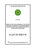 Luận án Tiến sĩ: Nghiên cứu một số đặc điểm bệnh lý của lợn mắc viêm phổi do actinobacillus pleuropneumoniae, pasteurella multocida, streptococcus suis và sử dụng vacxin phòng bệnh