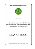 Luận án Tiến sĩ: Nghiên cứu ảnh hưởng của chế phẩm phức kim loại (sắt, đồng, kẽm, selen) đến khả năng sản xuất của gà thương phẩm