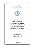 Chương trình Giáo dục đại học theo hệ thống tín chỉ khối ngành Sư phạm Lịch sử