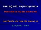 Bài giảng Thái độ điều trị ngoại khoa trong viêm nội tâm mạc nhiễm khuẩn