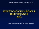 Bài giảng Khyến cáo chẩn đoán và điều trị ngất 2010