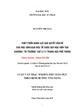 Tóm tắt luận văn Thạc sĩ Khoa học Giáo dục: Phát triển năng lực giải quyết vấn đề cho học sinh qua việc tổ chức dạy học kiến tạo chương “từ trường” Vật lí 11 trung học phổ thông