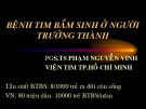 Bài giảng Bệnh tim bẩm sinh ở người trưởng thành