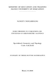 Summary of Thesis Doctor Mathematics: Some theorems on uniqueness and finiteness of meromorphic mappings